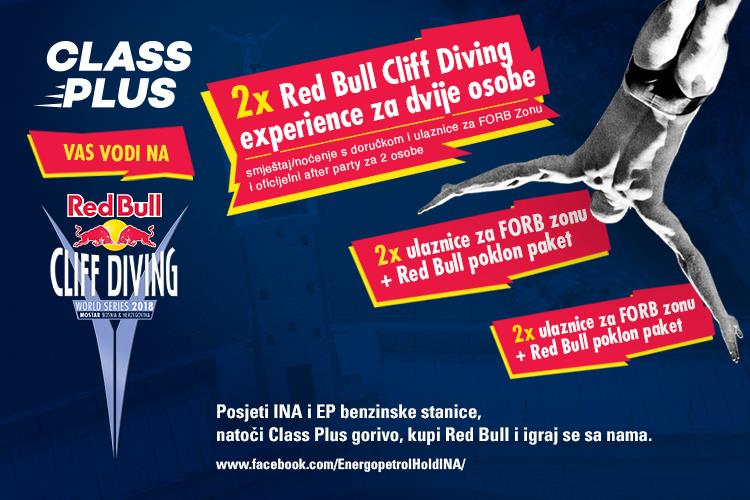 Class Plus vas vodi na Red Bull Cliff Diving